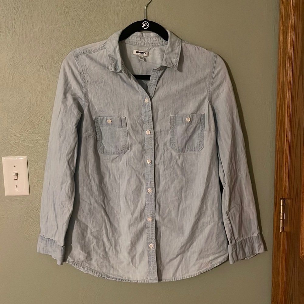 Old Navy denim button up